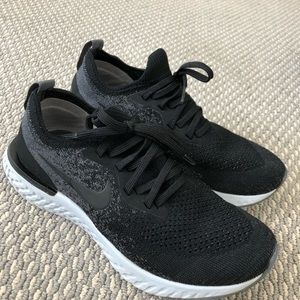 NIKE slip on sneaks worn once need to sell ASAP